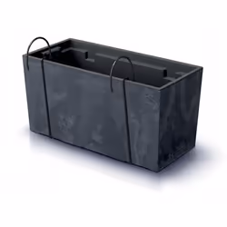 Pot de fleurs de balcon Urbi Beton Effect DUC400EW - AnthraciteSpécifications: longueur - 39,5 cm largeur - 18,5 cm hauteur - ...
