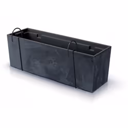 Pot de fleurs de balcon Urbi Beton Effect DUC600EW avec poignée - Anthracite Spécifications : longueur - 58,5 cm largeur - 18 ...