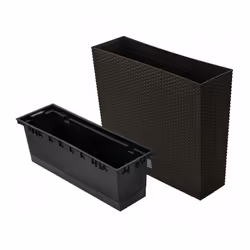 Prosperplast - Pot de fleurs allongé et haut rato Case DRC600T Ombre
