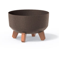 Prosperplast - Pot de fleur Marron, sans réservoir, collection gracia, 23,5 x 23,5 x 15,5 cm, contenance 3,8 l.