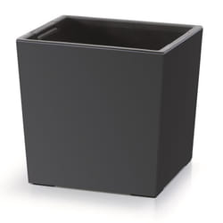 Pot de fleurs avec bac intérieur Prosperplast 2in1 Cache-pot Plastique Carré 24 cm x 24 cm x 235 cm anthracite