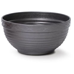 Prosperplast - Pot à fleurs en terre cuite 4L misa 300x300x124 mm, Gris foncé - Gris foncé