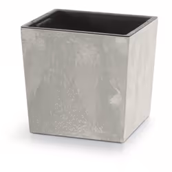 Forme carrée classique enrichie d'une finition effet béton contemporaine. Disponible en versions basse et haute pour répondre ...