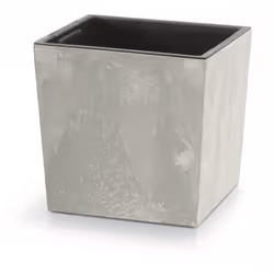 Forme carrée classique enrichie d'une finition effet béton contemporaine. Disponible en versions basse et haute pour répondre ...