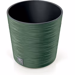 La collection Furu présente ce macéter en vert et avec des dimensions de 25 x 25 x 24,7 cm, avec une capacité de 7,5 litres D ...