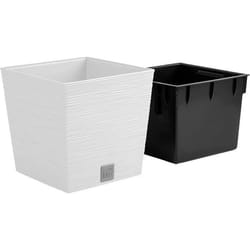 Jardinière Prosperplast Furu Square Low DFS240-S449 - blanc - 75l