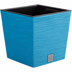 La collection Furu présente ce pot en bleu et avec des dimensions de 29,5 x 29,5 x 29 cm, avec une capacité de 14 litres. De  ...