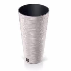 Pot De Fleurs 575 Cm Furu Slim ECO Haut Avec Insert Blanc
