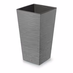 Pot de fleurs Prosperplast FURU SQUARE DFSH200-422U 200x200x380mm - couleur beton