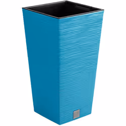 La collection Furu présente ce pot en bleu et avec des dimensions de 20 x 20 x 38 cm, avec une capacité de 5 litres. De plus, ...