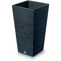 Prosperplast - Jardinière couleur anthracite, avec réservoir, collection furu, 24 x 24 x 45 cm, contenance 7,5 l.