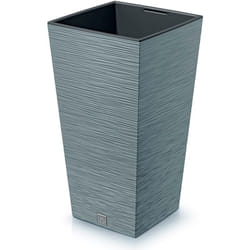 Prosperplast - Pot de fleurs avec reserve d´eau 26x26x50cm gris galet - furu