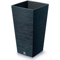 Pot de fleurs avec reserve d´eau 34x34x66cm anthracite - furu