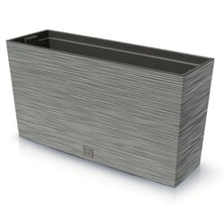 Bac à plantes avec insert Prosperplast Furu Case Middle Plastique 77x235x41cm (couleur Béton)