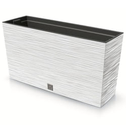 Bac à plantes avec insert Prosperplast Furu Case Middle DFC800M-S449 Plastique 77x235x41cm (Blanc)