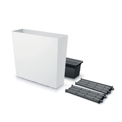Jardiniere Prosperplast Urbi Case Tower Pot de fleurs Bac à fleurs DUC800T Blanc