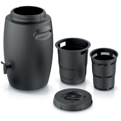 Prosperplast - Réservoir d'engrais de jardin combioliq 55 l avec robinet, noir