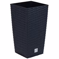 Pot de fleurs RATO Square DRTS325 avec insert - Anthracite Spécifications du pot : - Largeur extérieure (haut) - 32,5 cm - La ...