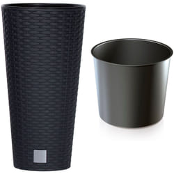 Pot de fleurs haut rato DRTUS300 avec insert Anthracite
