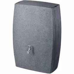 La bouteille d'eau de pluie BOXY 270L présente un design compact et élégant de couleur granit. Ses dimensions de 76,5x38x109  ...