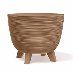 Pot de fleurs Prosperplast 290 mm de diamètre pieds DFUR300W-4665W Furu ECO Wood