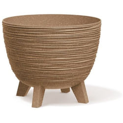 Prosperplast - Vaso in legno Furu eco, Ø39,5x32 cm, capacità 26 l. - Brun clair
