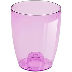 Pot de Fleur - PROSPERPLAST - Coubi - Violet Transparent - 132 x 132 x 16 cm - Plastique