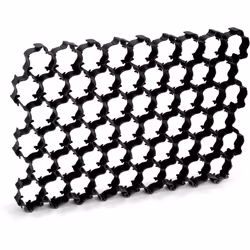 Grille de gazon grid of plastic . Stable et résistant aux intempéries. Pratique, en 1.1 m2.