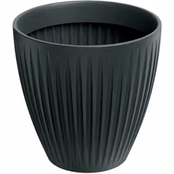 Le pot Latia Round MIDL de Ø48x48 cm de couleur anthracite est idéal pour les plantes de taille moyenne. Son design classique ...