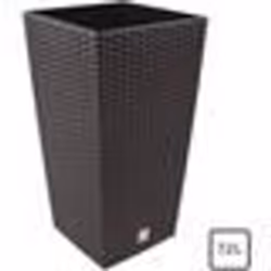 Pot de jardin - PROSPERPLAST - Rato - 72L - 17x17x324cm - Ocre avec insert darrosage