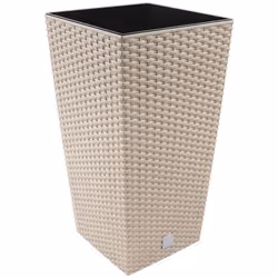 Pot de jardin - PROSPERPLAST - Rato - 72 L - Insert darrosage - 17 x 17 x 324 cm