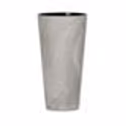 Pot de fleurs 27L avec insert Tubus Slim Beton DTUS300B-422U motif imitant le béton