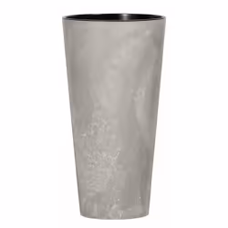 Jardinière - Prosperplast - Tubus Slim Effect - Ciment - 762x40x40 cm - Réservoir intégré