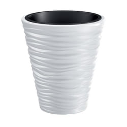 Prosperplast Sand Pot de fleurs avec insert de 18L blanc