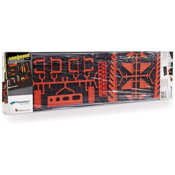 Prosperplast - Panneau organisateur d'outil 80 x 8 x 24,5 cm - Rouge