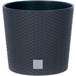 Prosperplast - Rato Pot rond anthracite 15 litres avec pot à planter ø 30 x 27 cm - Anthracite
