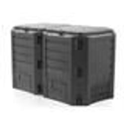 Composteur segmenté double 800L 2 modules - PROSPERPLAST - Noir - Circulation dair libre