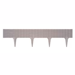 Bordure de jardin en plastique de haute qualité : modèle : ibra avec finition en rotin. Pour la délimitation des pelouses, ja ...