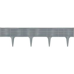 Prosper Plast Ibwi-405u 390 X 18.65 Cm Motif Ligne De Bordure De Jardin - Gris Pierre (5 Pièces)