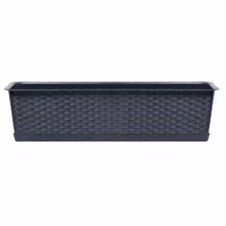 Jardinière de balcon Ratolla ISR800P - AnthraciteSpécifications: longueur supérieure - 79 cm longueur de la base - 73 cm larg ...