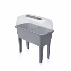 Prosperplast Respana, Jardinière, Autonome, Gris, Rectangle, Intérieure, 52 L