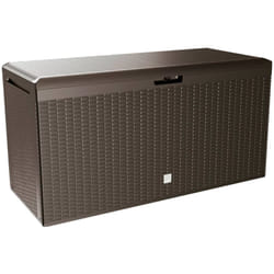 Boxe rato plus coffre de jardin 290L, dimensions (mm) 1140x470x594, couleur Ocre foncé