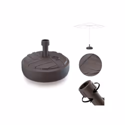 Pied de parasol MPOD - UmbraSpécifications : longueur - 39 cm largeur - 39 cm hauteur - 13 cm capacité - 12 l matériau - plas ...