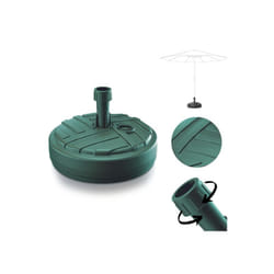 Prosperplast - Base de parasol polyéthylène rond à rayure ø 39 x 13 cm vert - Vert