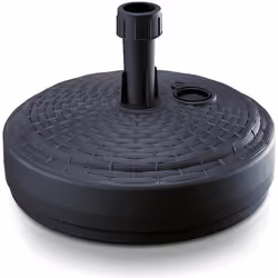 Pied de parasol - Non spécifié - 18 kg - Polyéthylène - Rechargeable en eau ou sable - 39 x 39 x 13 cm