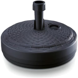 Pied de parasol - Non spécifié - 18 kg - Polyéthylène - Rechargeable en eau ou sable - 39 x 39 x 13 cm
