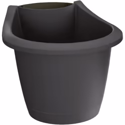 Pot de fleur de la collection RESPANA BELT Dimensions : 217x217x178 Anthracite