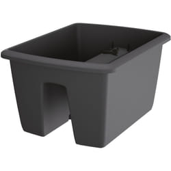 Prosperplast - Pot respana railing 13L 39,8x29,8x21 cm en Gris Foncé