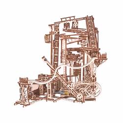 WoodTrick Course de billes en spirale