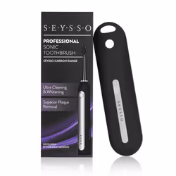 SEYSSO Carbon - Professional Adulte Brosse à dents à ultrasons Noir